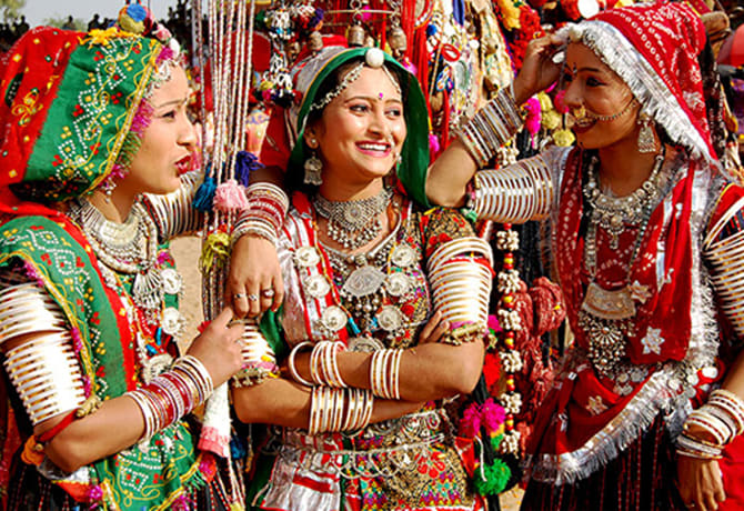 bhil-ladies-in-their-traditional-costumes